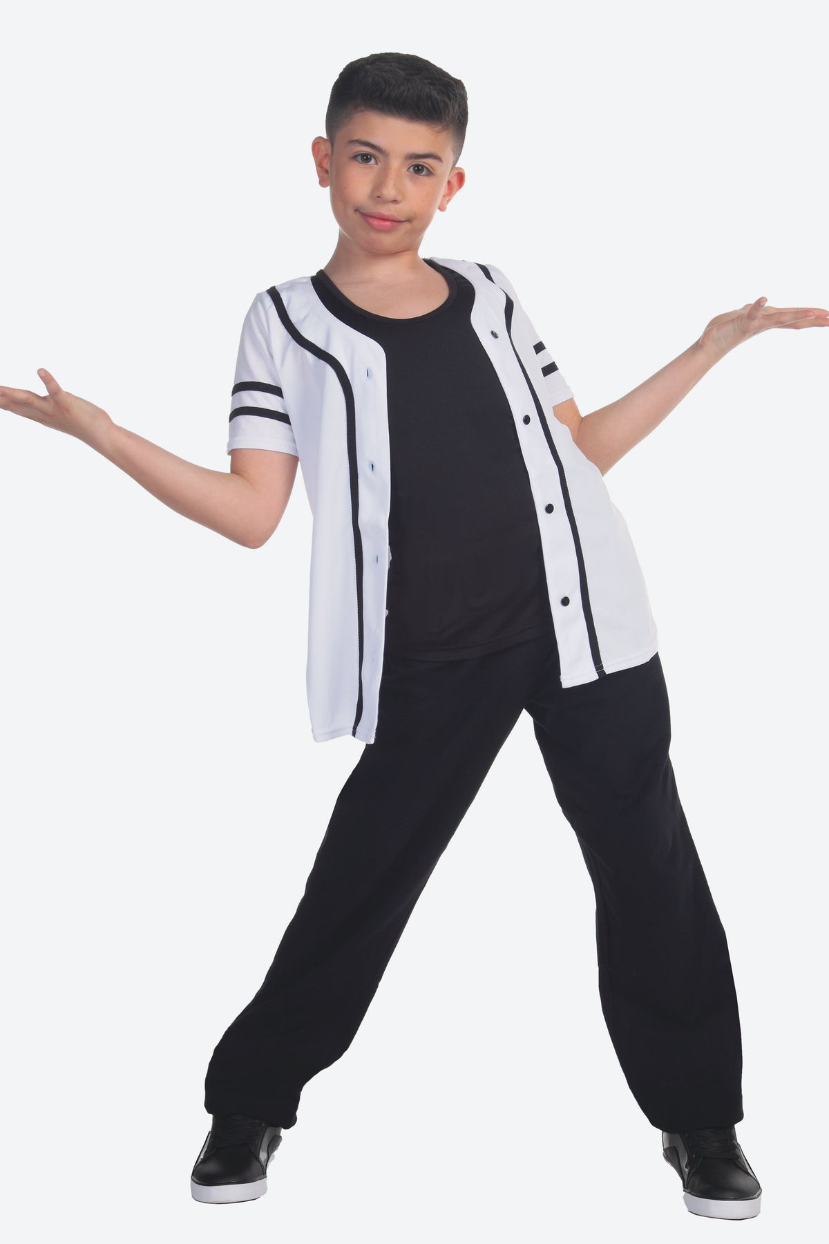 L2161 - JERSEY BUTTON DOWN SHIRT