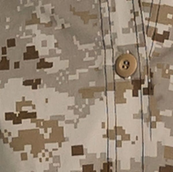 L3870 - CAMO SLEEVELESS BUTTON DOWN SHIRT