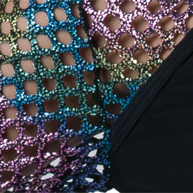 L3237 - Mesh Crop Top
