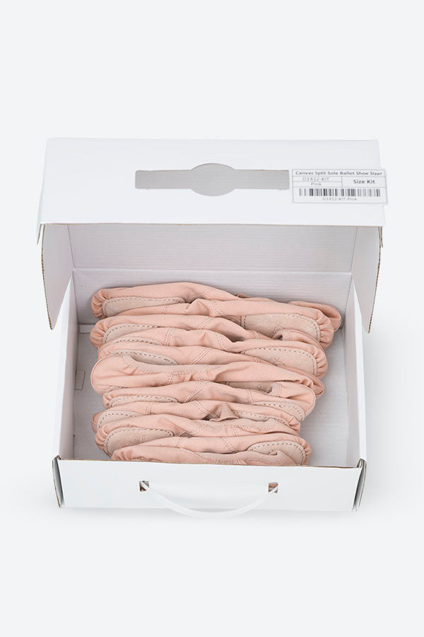 D1412 - STRETCH CANVAS SPLIT-SOLE BALLET SHOE