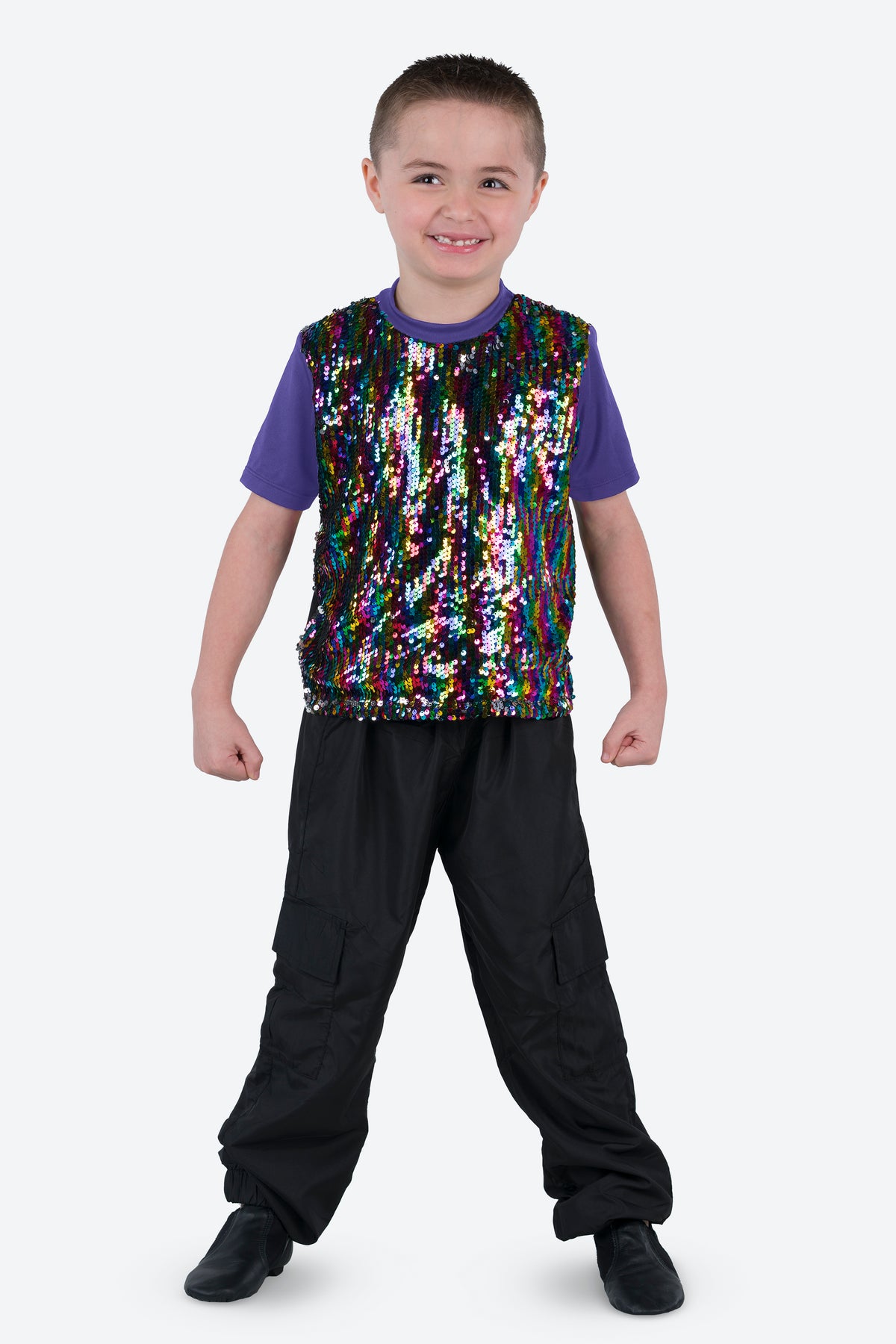 L3564 - MULTI SEQUIN SHIRT
