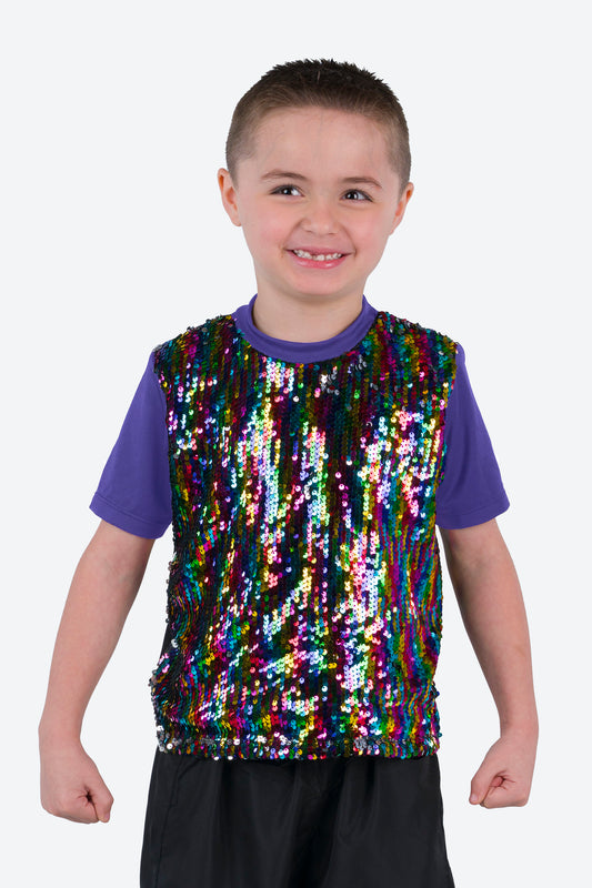 L3564 - MULTI SEQUIN SHIRT
