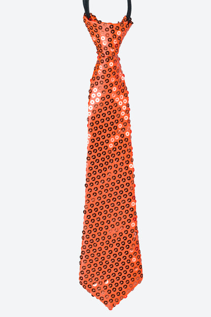 L5516-CORBATA CON CREMALLERA Y LENTEJUELAS