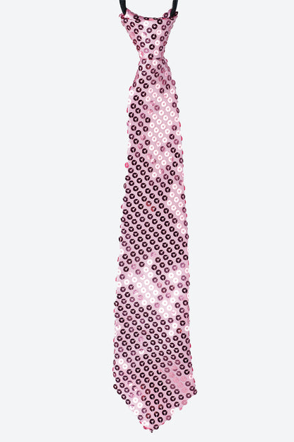 L5516-CORBATA CON CREMALLERA Y LENTEJUELAS