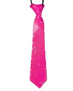 L5516 - Sequin Zipper Necktie